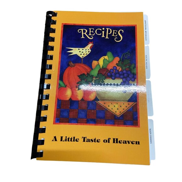 A Little Taste of HeavenCommunity Cookbook1980 Buck Creek Baptist Church Spiral - Picture 2 of 9